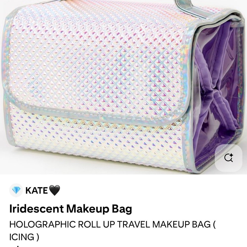 Kate Iridescent Makeup Bag from icing brand new